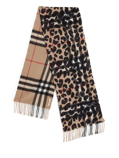 burberry schal leopard|Burberry scarf saks.